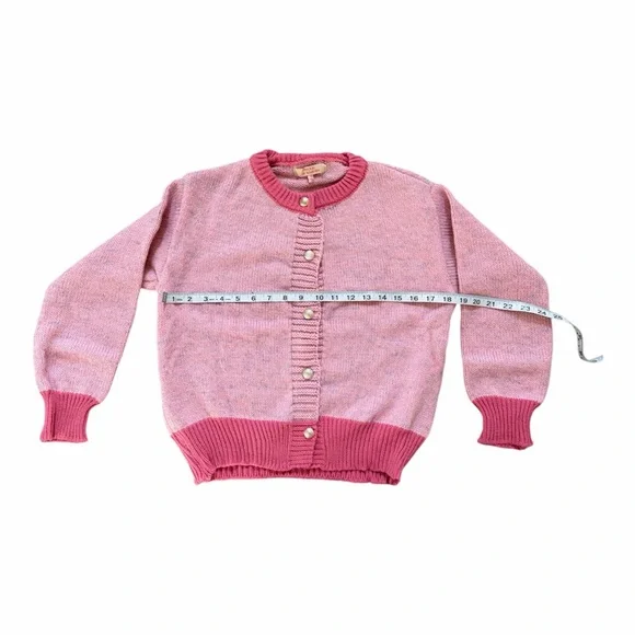 Freckle Los Angeles Pink Women's Button down Sweater Cardigan size Small - Picture 4 of 4